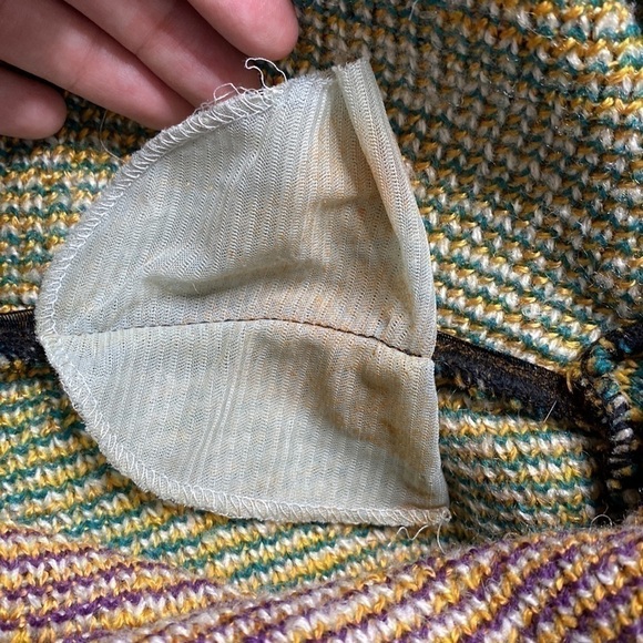 Vintage Open House Sweater Acrylic Wool Blend Sweater Made In England Medium - Picture 5 of 5